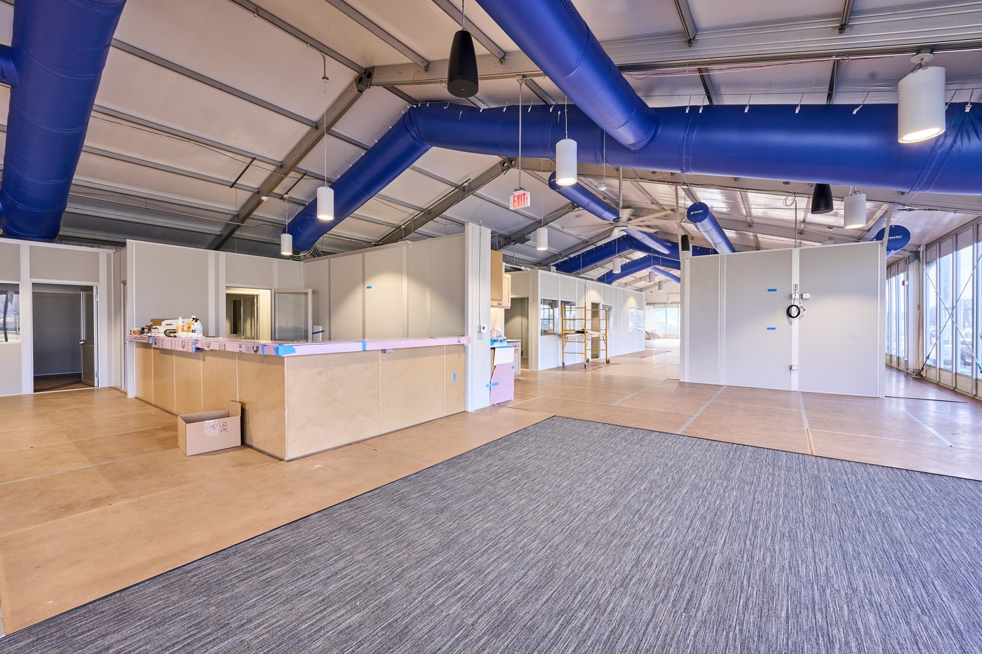 Finished reception area