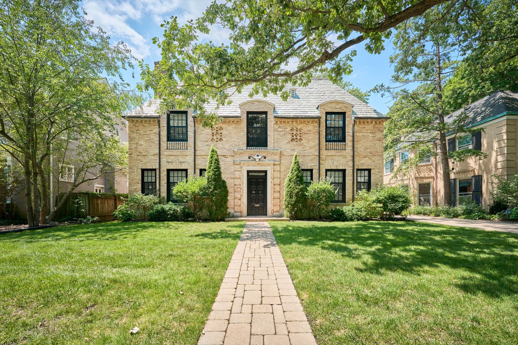 Front elevation of a house